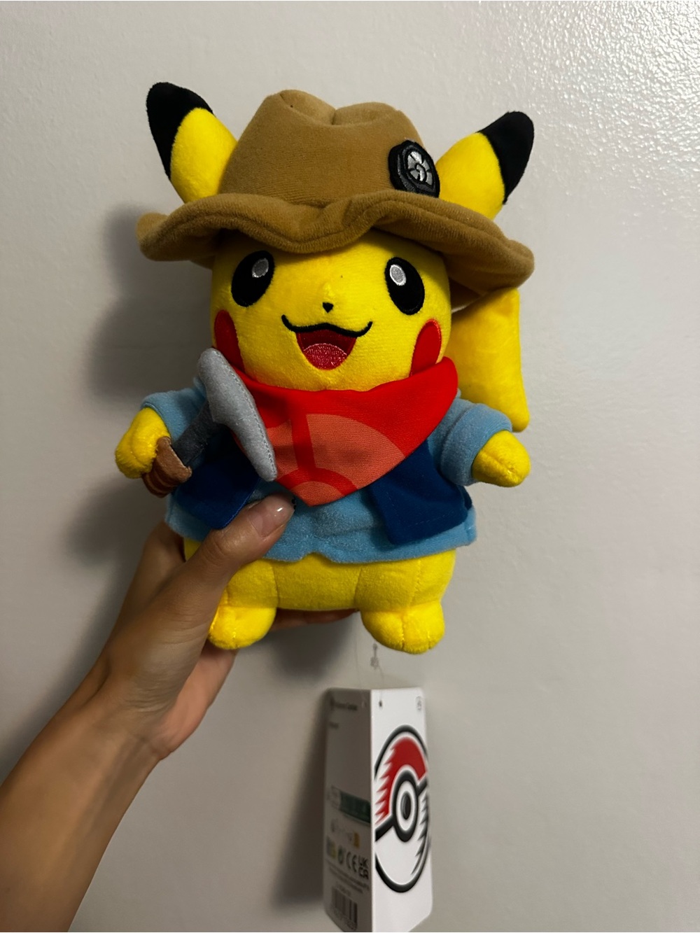 Pokemon Excavator Pikachu Plush Chicago Field Museum exclusive